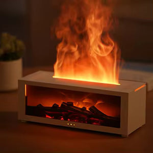 Lumen™ - Realistic Flame Diffuser & Humidifier with RGB Ambience